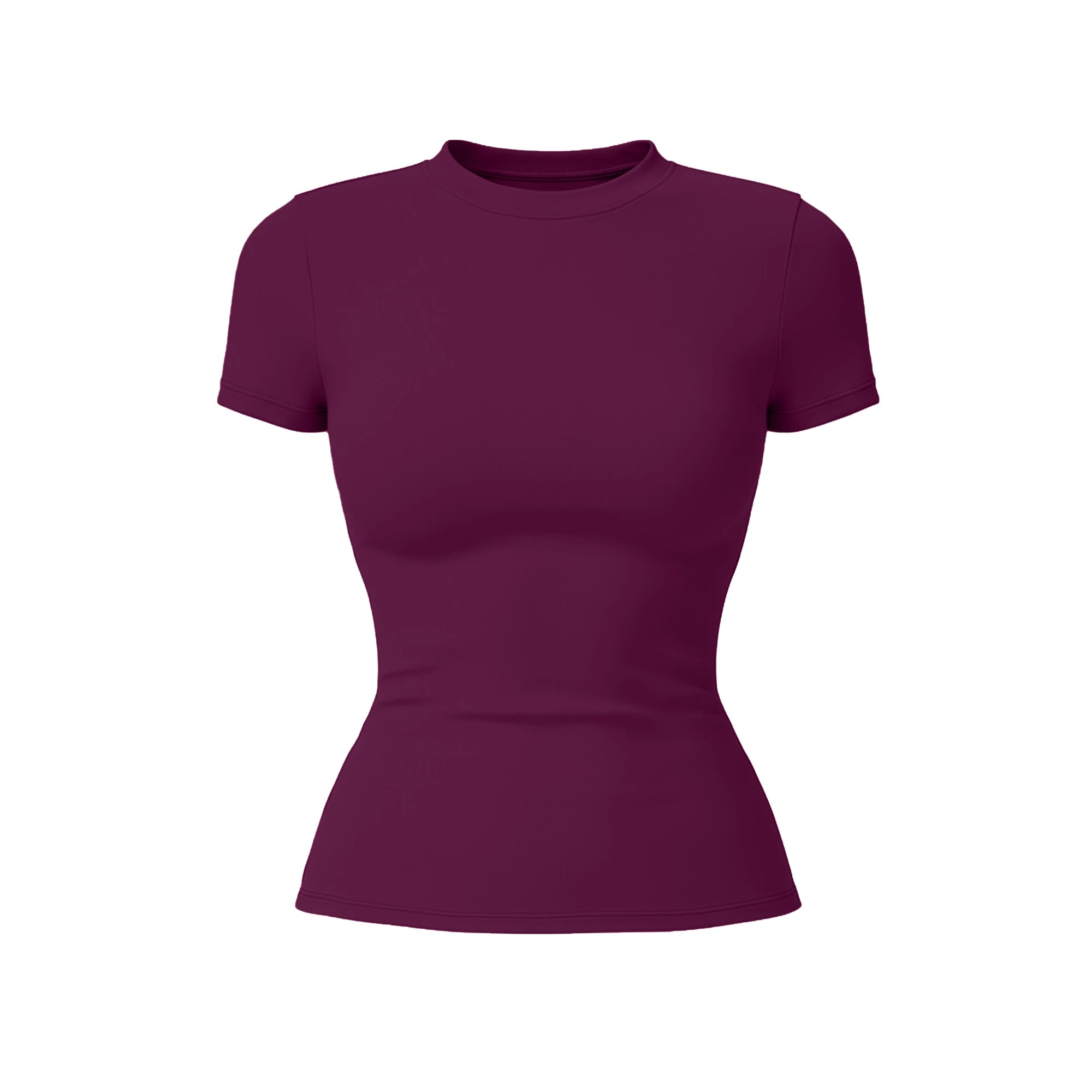 2Bazic Tee – high-neckline tee with half-length sleeves in stretch nylon-lycra – Hype Harmony (photo 8 of 14)
