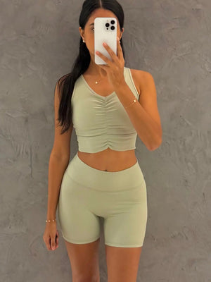 Anywhere-Ribbed Top – ribbed-knit cropped top with a racerback – Hype Harmony (photo 13 of 20)