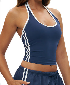 Day2Night Top – halter-neck top with clean contrast piping – Hype Harmony (photo 9 of 15)