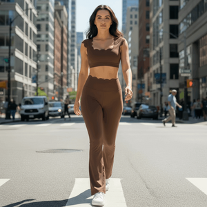 Airkiss Flare – high-rise leggings with a close hip-and-thigh fit that flares at the hem – Hype Harmony (photo 7 of 18)
