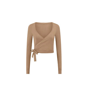 Twisted Wrap – wrap-construction top with a lightweight, fluid fabric drape – Hype Harmony (photo 4 of 22)