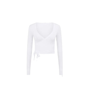 Twisted Wrap – wrap-construction top with a lightweight, fluid fabric drape – Hype Harmony (photo 10 of 22)
