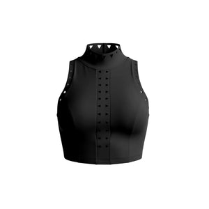 Vega Top – high-neckline top with an open back and a clean silhouette – Hype Harmony (photo 8 of 14)