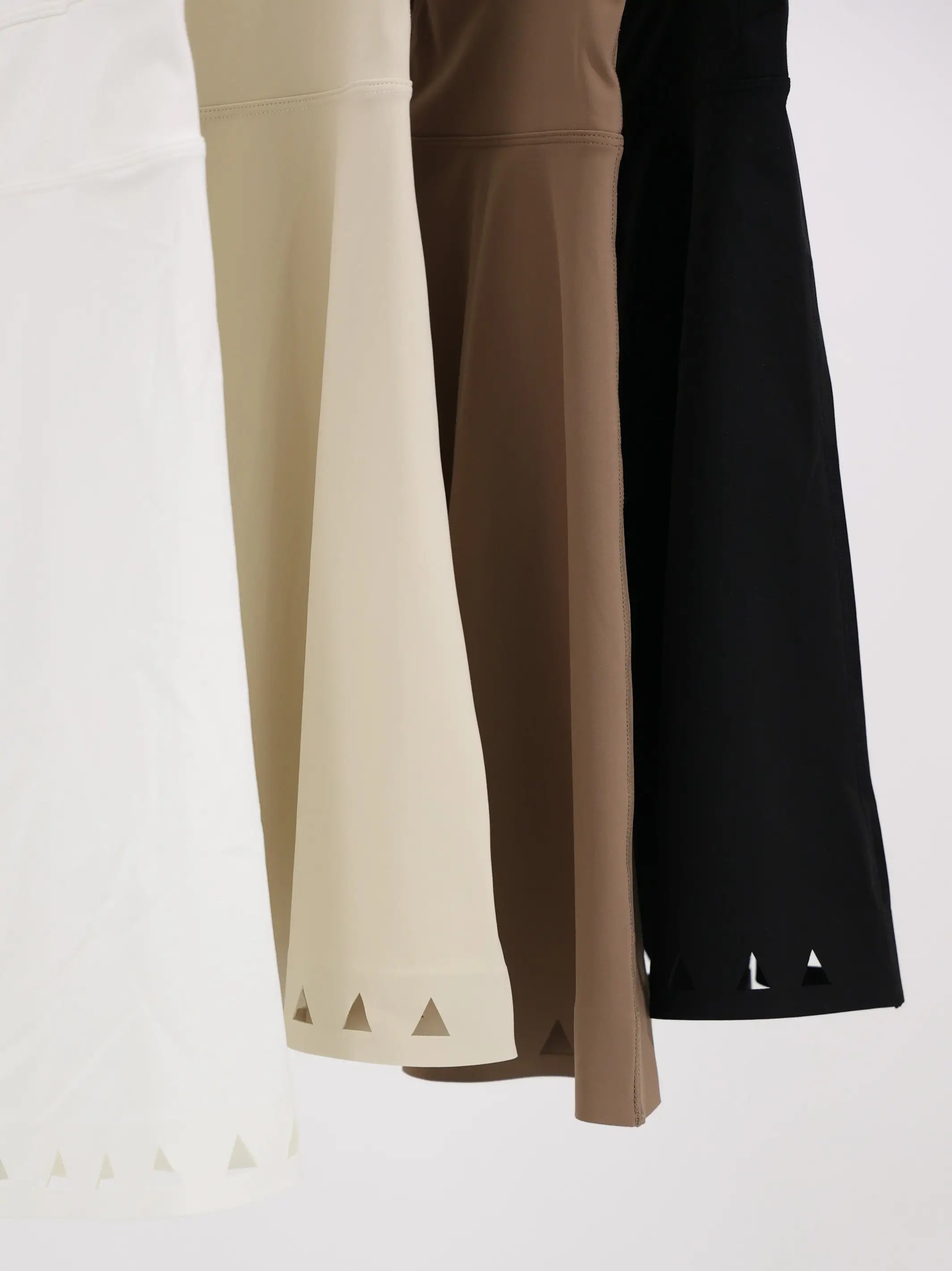 Vega Dress – high-neckline dress with a front zip, open back, and laser-cut detailing – Hype Harmony (photo 13 of 14)