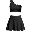 Airkiss Skirt Set - Black