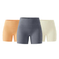 Anywhere-Ribbed Short Bundle - Orange/Gray/Off White