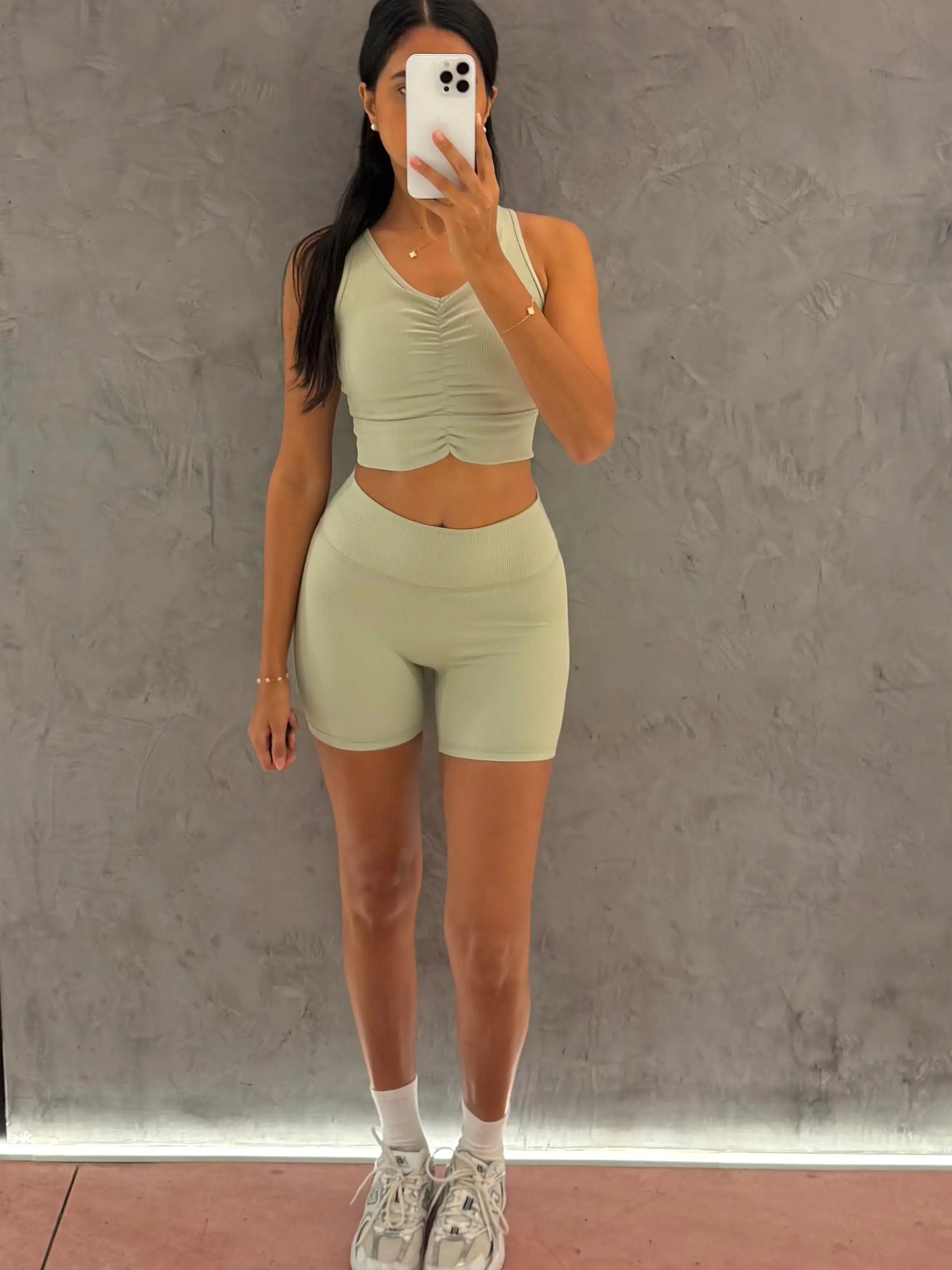 Anywhere-Ribbed Top – ribbed-knit cropped top with a racerback – Hype Harmony (photo 13 of 20)