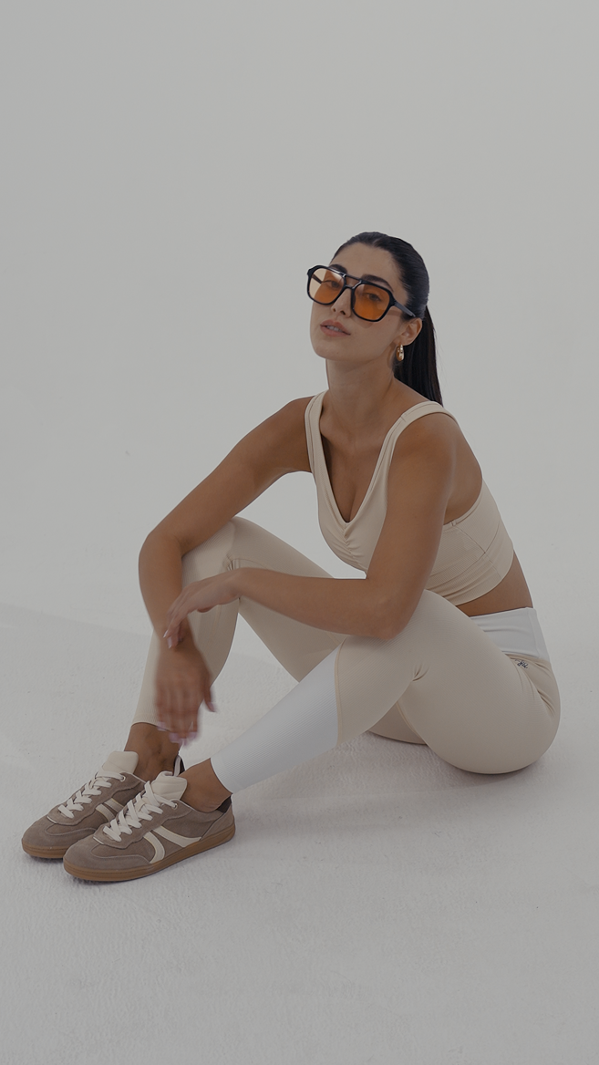 Duo-Ribbed Leggings