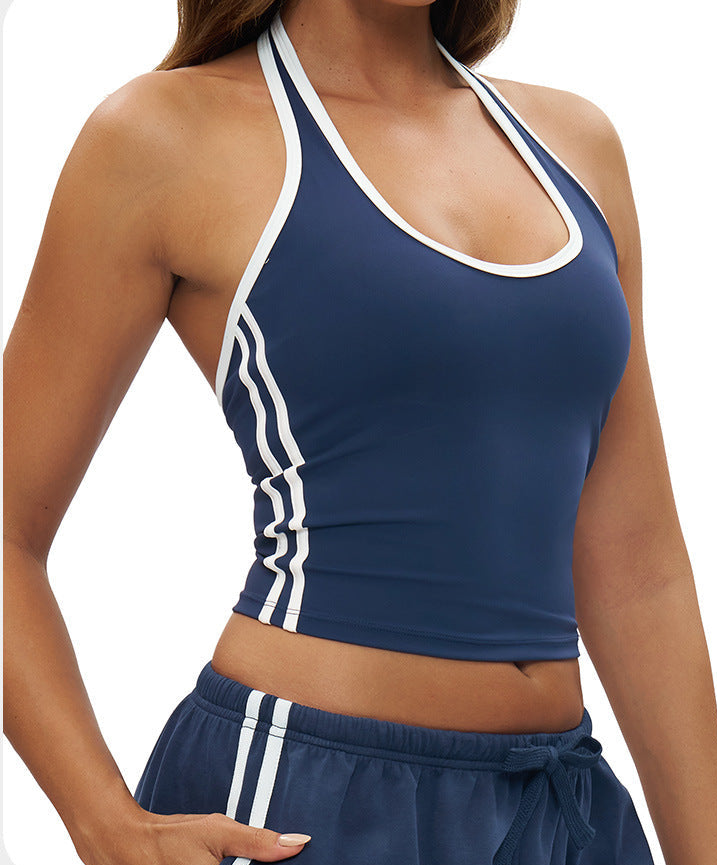 Day2Night Top – halter-neck top with clean contrast piping – Hype Harmony (photo 9 of 15)