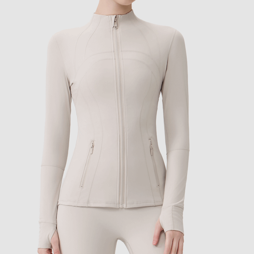Offline Jacket – cropped jacket with a high neckline and thumbhole sleeves – Hype Harmony (photo 13 of 13)